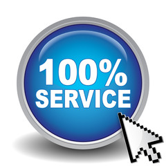 100% SERVICE ICON