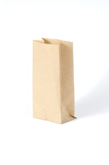 paper bags isolated on white with clipping path