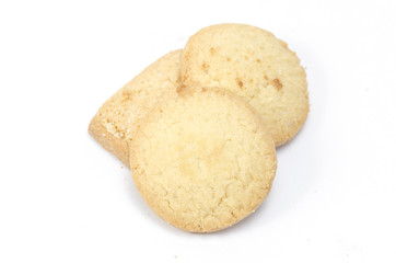 Cookies isolated on white background