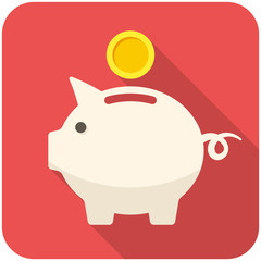 Piggy bank icon