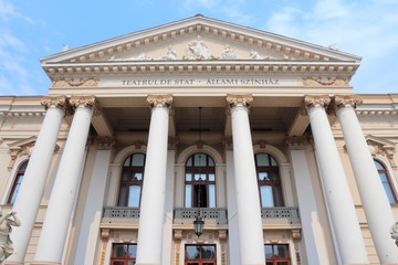 Obraz premium National Theater in Oradea, Romania