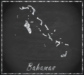 Karte von Bahamas