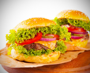Big hamburgers