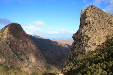 Fototapeta na wymiar landscape of the island of La Gomera