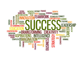 success word cloud