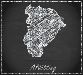 Karte von Altoetting