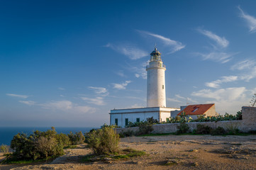 Fototapeta na wymiar Formentera lighthouse