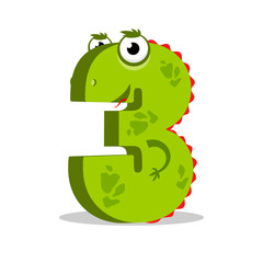 The English alphabet. Cat. Figure 3. Third.  Three