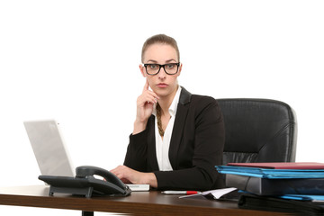 Fototapeta premium Business Frau