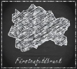 Karte von Fuerstenfeldbruck