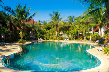 Blue Luxury Fancy Hotel