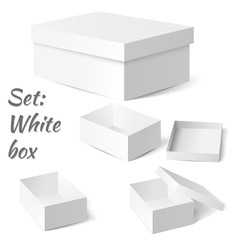 Set: White box