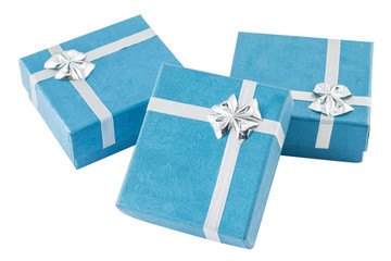 Gift box - christmas gift - isolated on white background