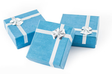 Gift box - christmas gift - isolated on white background