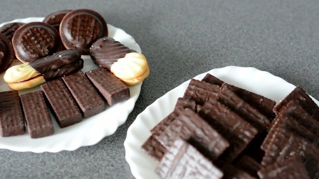 cookies (sweets) - chocolate wafers