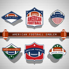 American football emblems