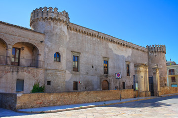 Ducal Castle of Torremaggiore. Puglia. Italy.
