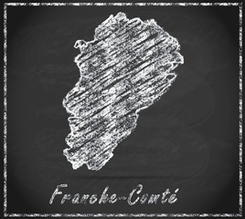 Karte von Franche-Comte