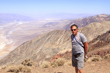 Fototapeta premium Homme à Dante view, Death Valley
