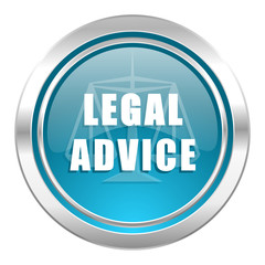 legal advice icon, law sign