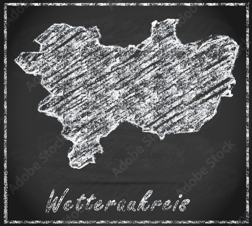 "Karte von Wetteraukreis" Stockfotos und lizenzfreie Bilder auf Fotolia
