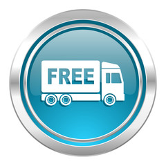 free delivery icon, transport sign