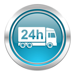 delivery icon, 24h shipping sign