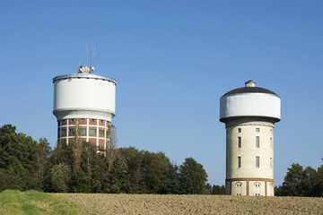 Wassertürme am Hellweg in Hamm, NRW, Deutschland