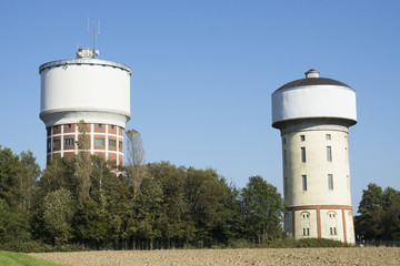 Wassertürme am Hellweg in Hamm, NRW, Deutschland