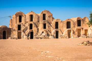 Tunisia. Medenine. Fragment of old Ksar located inside village.