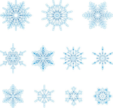 Icy Snowflakes