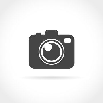 Photo camera flat icon