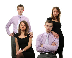 Obraz premium Business couples