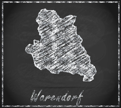Karte von Warendorf