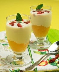 Yogurt con frutta e bacche di Goji