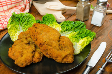 Wiener Schnitzel with mashed potato