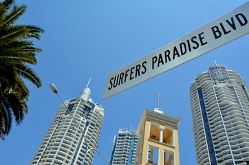 Surfers paradise Blvd Gold Coast Australia