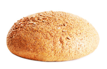 Fresh bread isolated on white