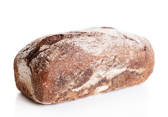 Fresh bread isolated on white
