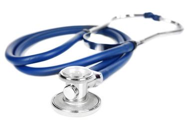 Stethoscope isolated on white