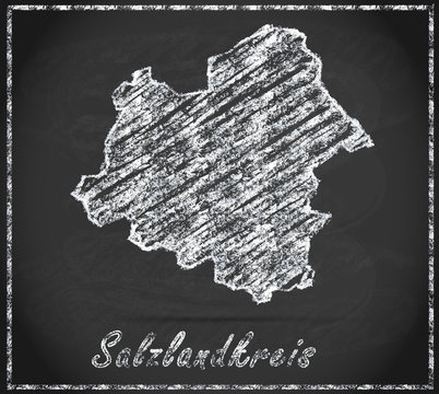 Karte von Salzlandkreis