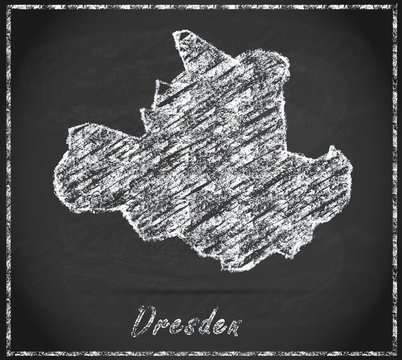 Karte von Dresden