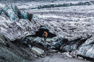 Au coeur du glacier