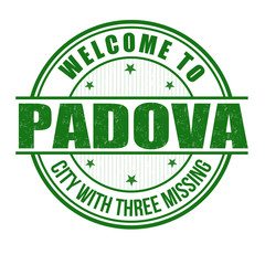 Welcome to Padova stamp
