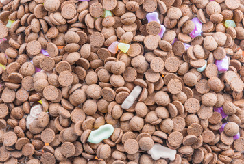 Background of ginger nuts, Dutch Sinterklaas sweets