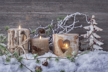 Winter candles
