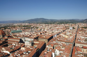 Naklejka premium Florence center