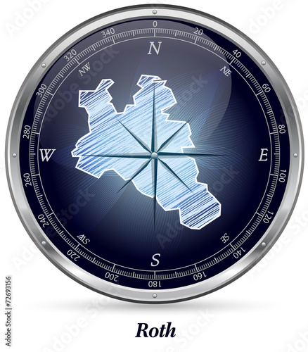 "Karte von Roth" Stock image and royalty-free vector files on Fotolia