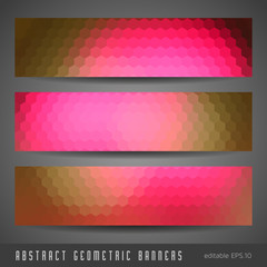 Fototapeta premium abstract geometric hexagon backgrounds