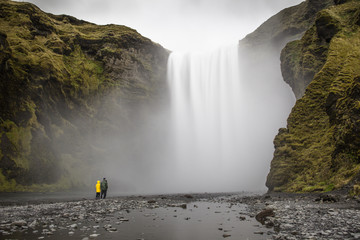 Iceland Waterfall Landscape